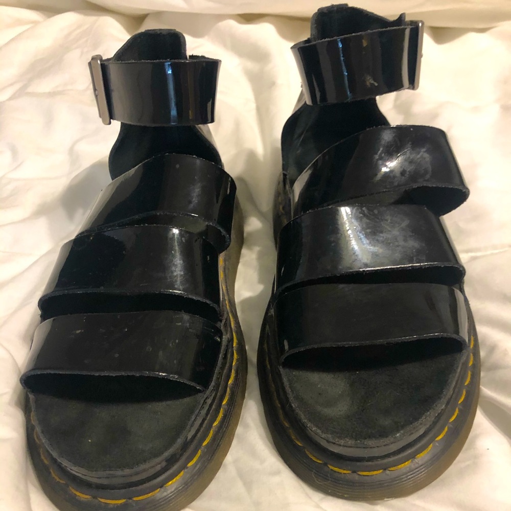 Platform Doc Martin Sandals size 9w